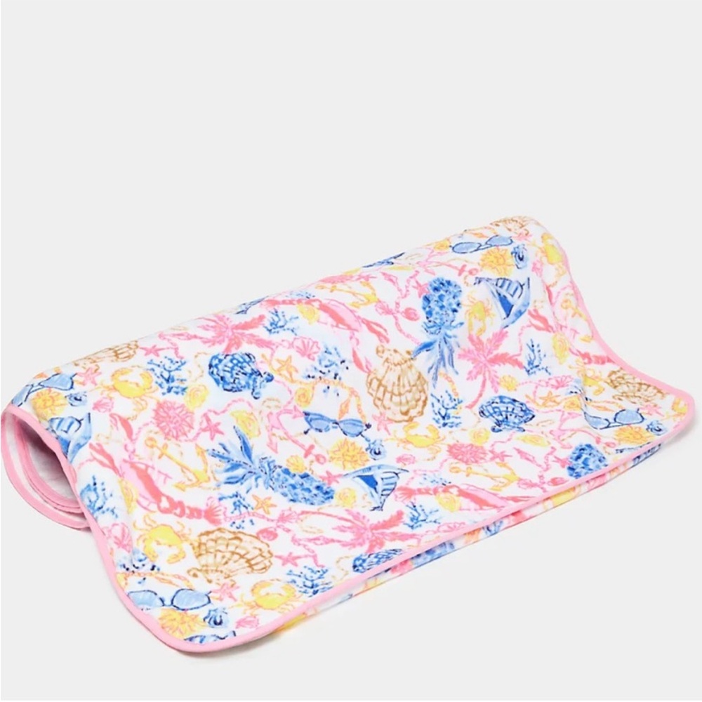 Lilly Pulitzer Sea Life Patterned Beach Towel